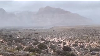 Snowfall, cold temperatures felt from Las Vegas to Lee Canyon