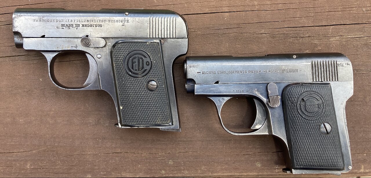 The Pieper-Delu and the Pieper New Model 6.35mm Pistols