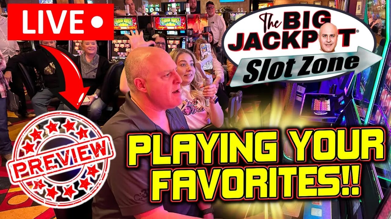 🔴 LIVE Exclusive Sneak Preview Slot Play at The Big Jackpot Slot Zone! High Limit Livestream