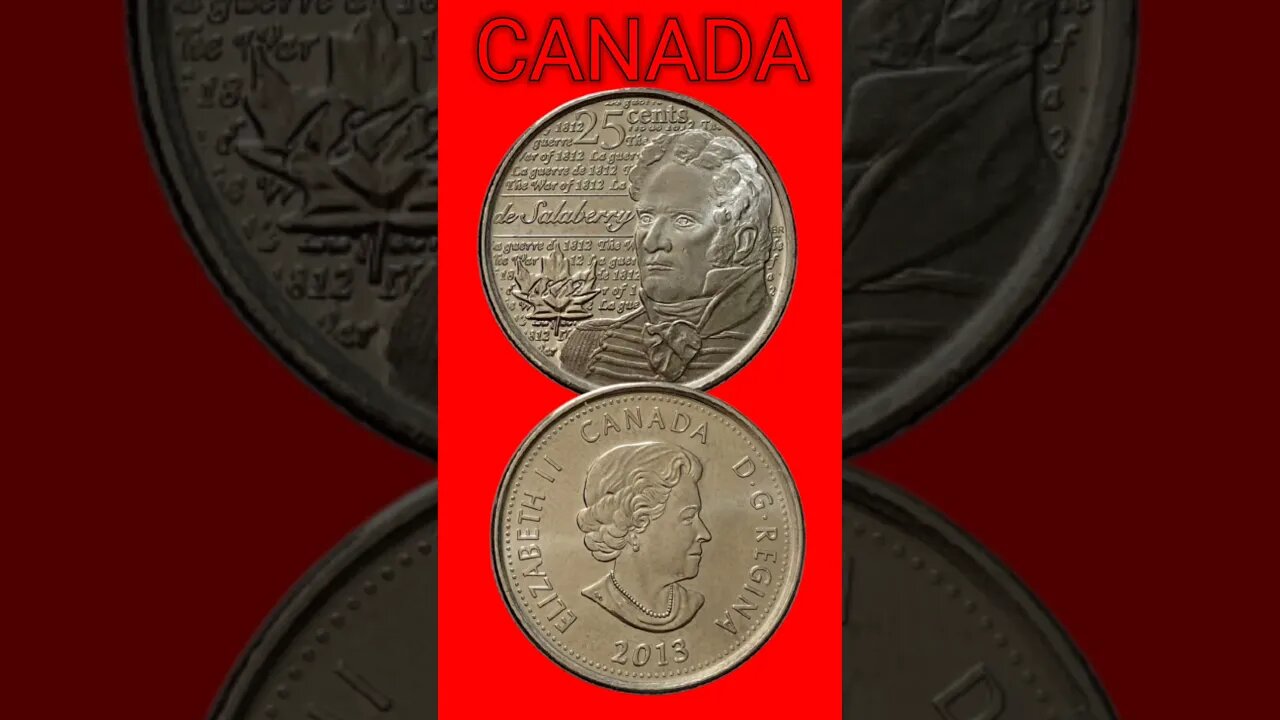 CANADA 25 CENTS 2013.#shorts @COINNOTESZ #canada