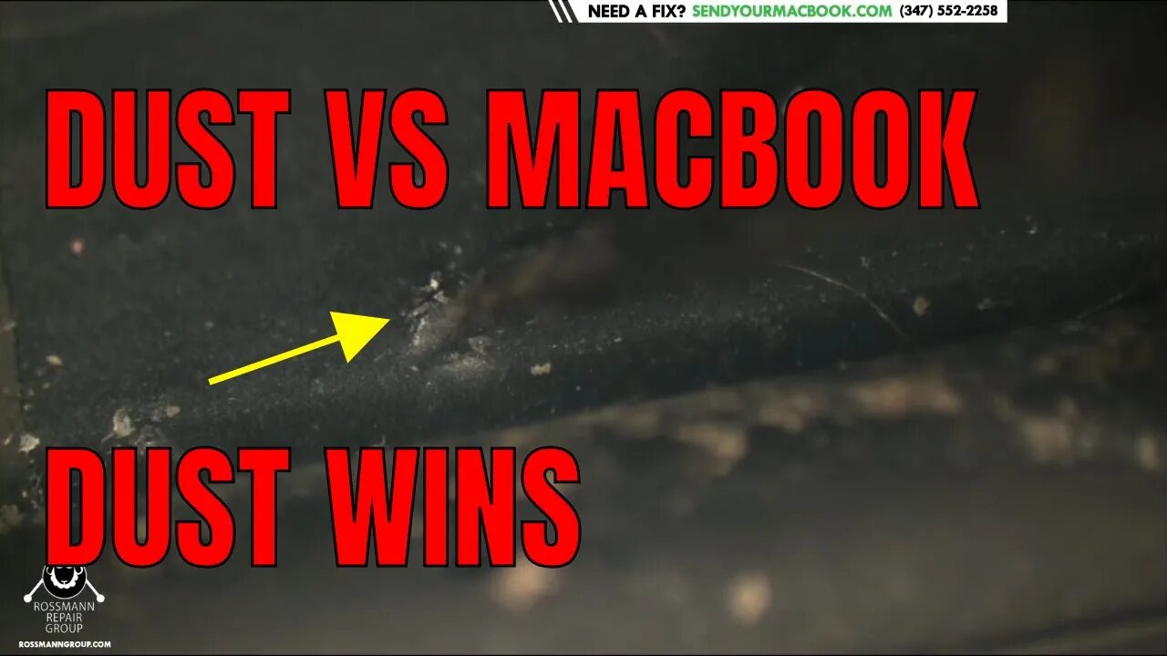 How dust DESTROYS irreplaceable parts of your Macbook Pro.