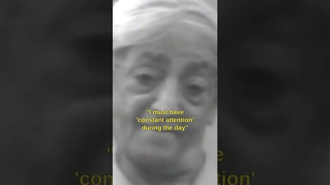 Training the mind to be silent IS STILL NOISE p1 [Krishnamurti] #Short