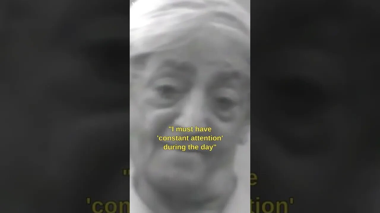 Training the mind to be silent IS STILL NOISE p1 [Krishnamurti] #Short