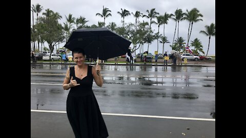 World-Wide Demonstration Freedom Rally in Hilo