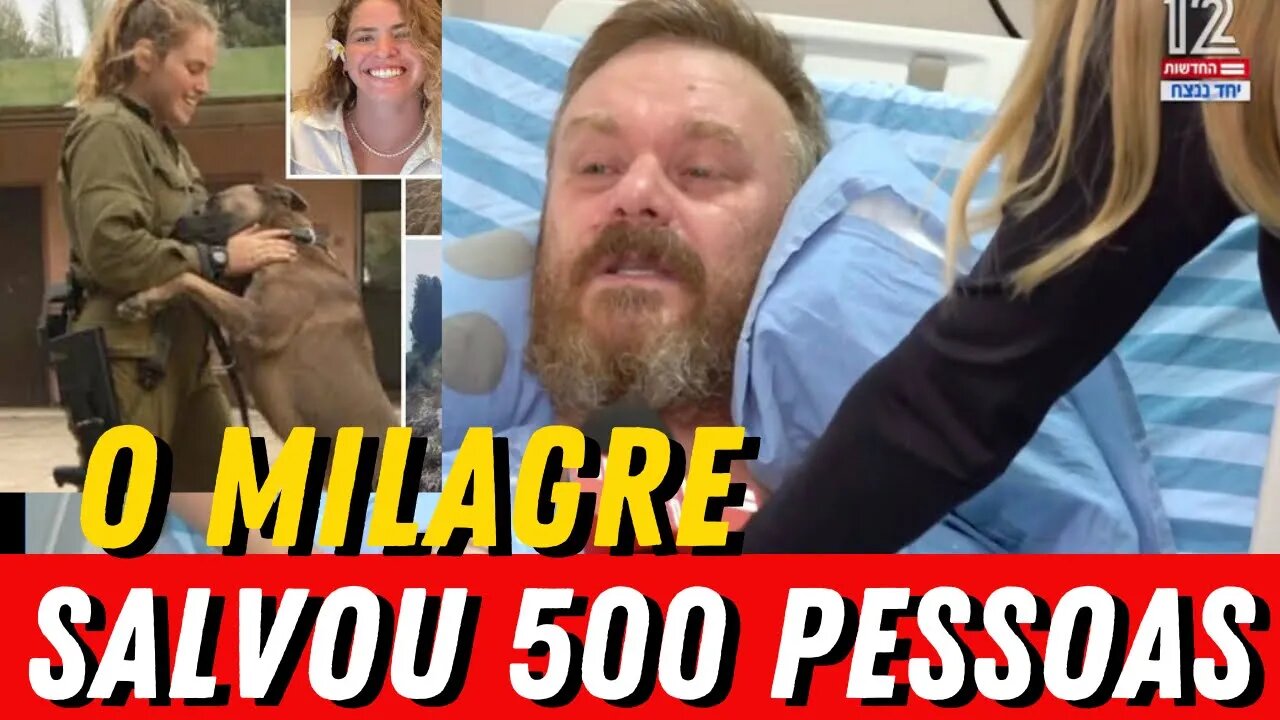 Milagre em Israel‼️ Heróico policial responsável por salvar 500 pessoas