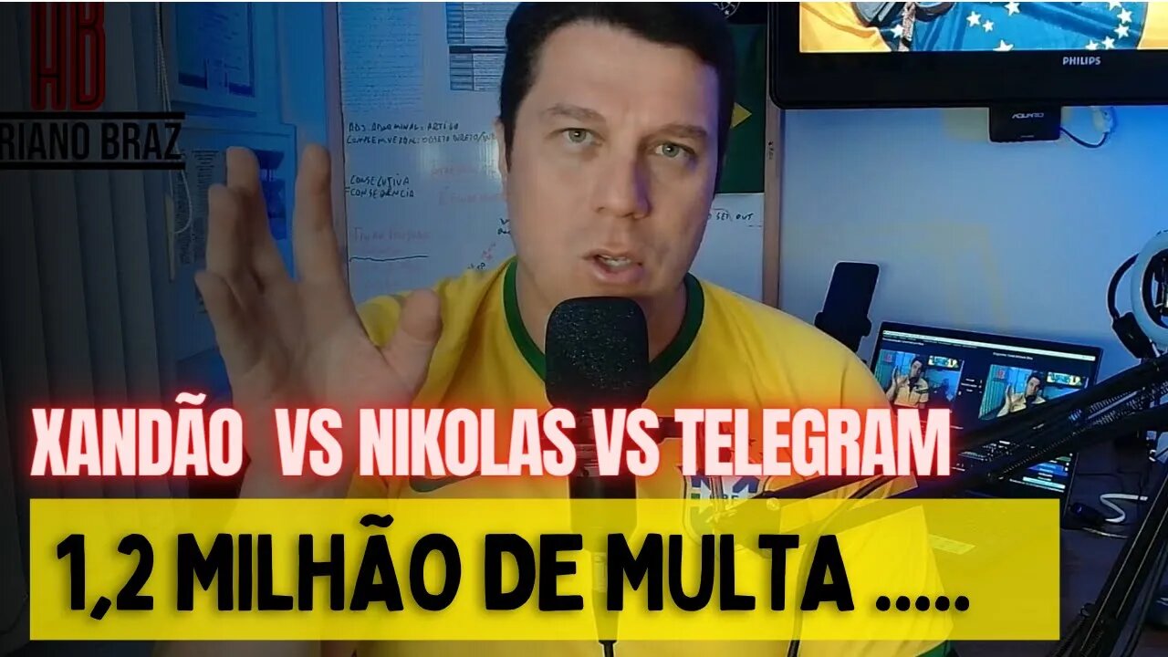 Telegram acusou o Xandão de Censura