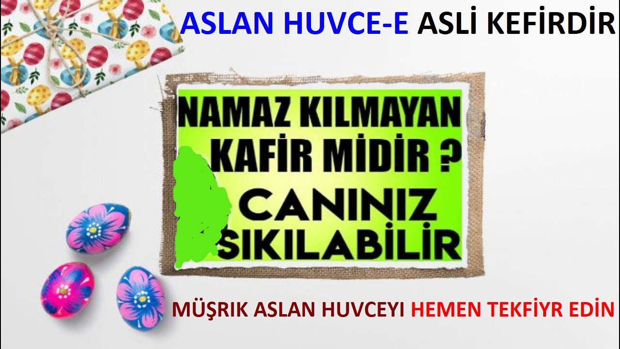 diynsiz aslan huvce-enın şirk küfür dolu agıydesi burada konuştuğu herşey küfür şirktir tekfiyr edin