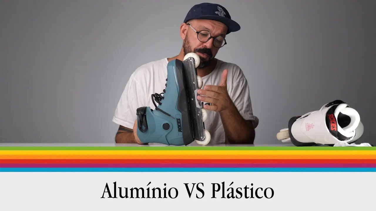 Bases para Patins em Linha de Alumínio VS Plástico