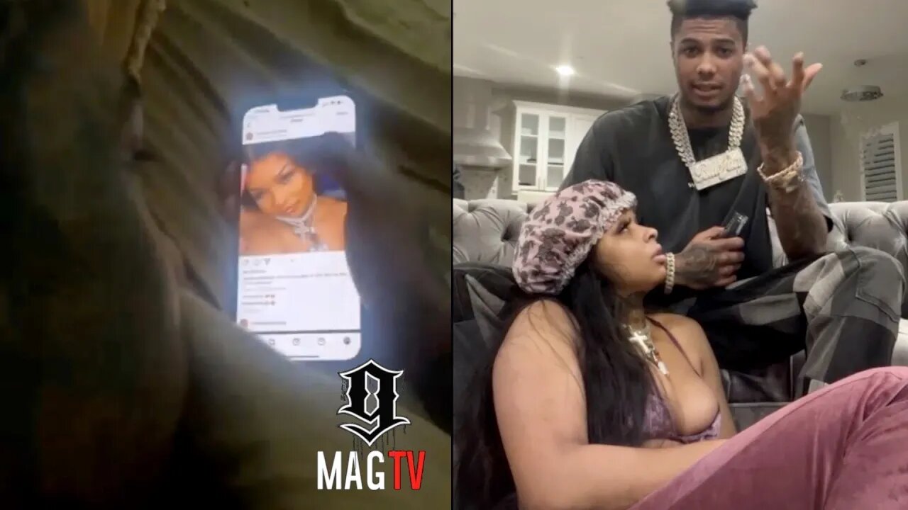 Chrisean Rock Catches "BF" Blueface Lurking On Her IG Page! 📱