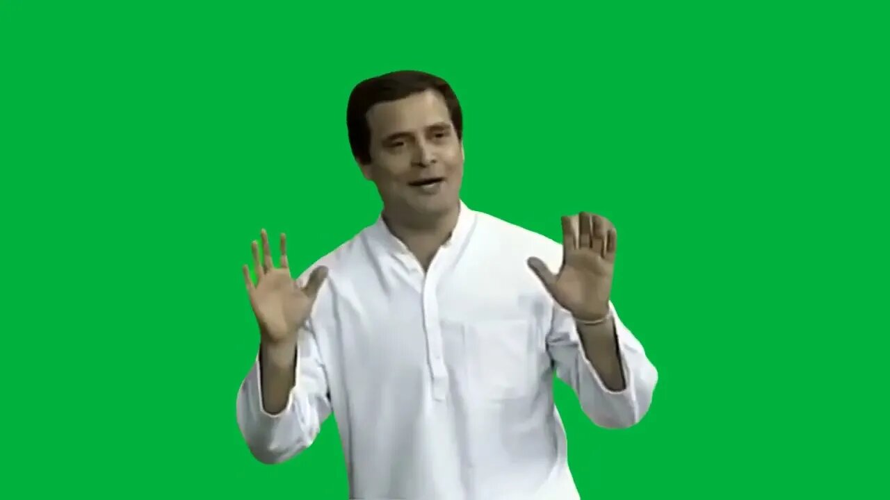 Rahul Gandhi "Sorry Sorry" Meme Green screen