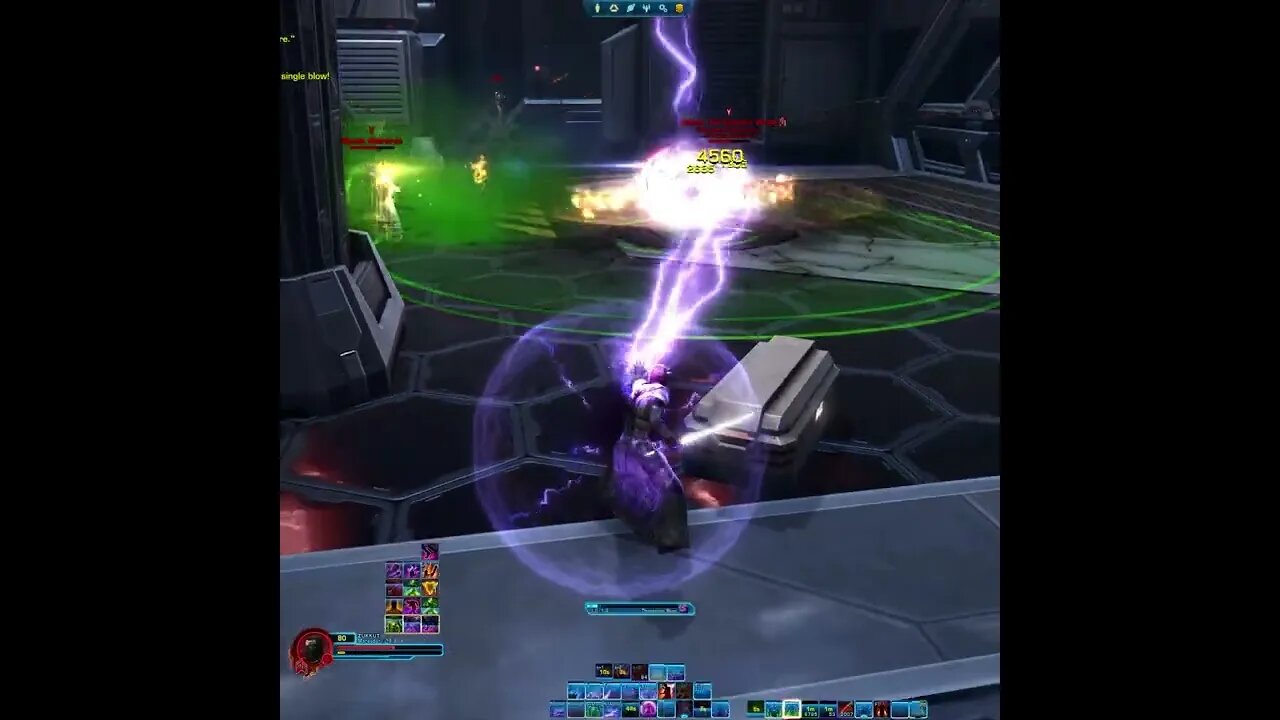 SWTOR 7.2 Lightning Sorcerer Burst DPS #shorts