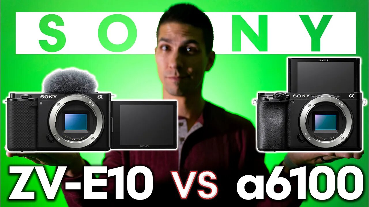 Sony a6100 vs ZV-E10 for VIDEO – Which should YOU Buy for Filmmaking???