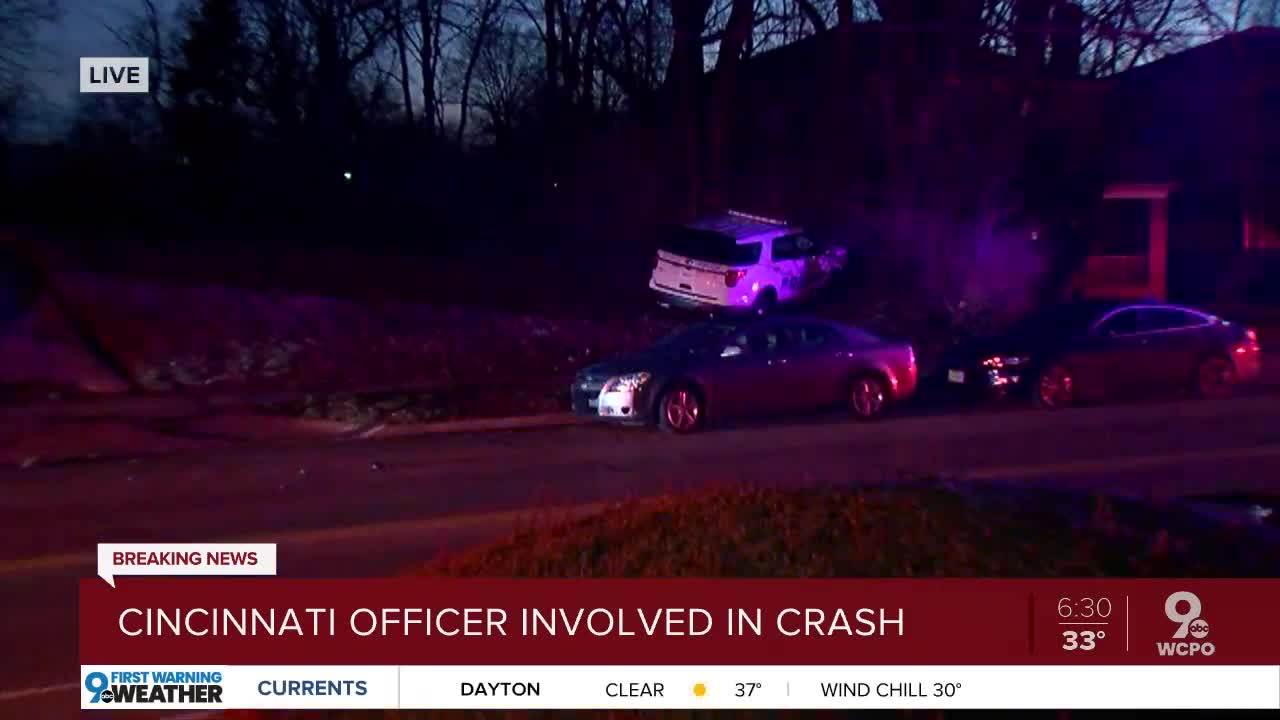 Police cruiser and other car crash in North Avondale Wednesday morning