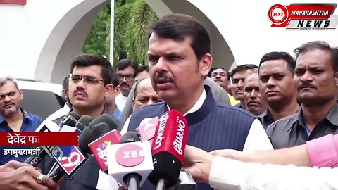 Devendra Fadnavis महात्मा गांधींविरोधात बोललेलं खपवून घेणार नाही - देवेंद्र फडणवीस |