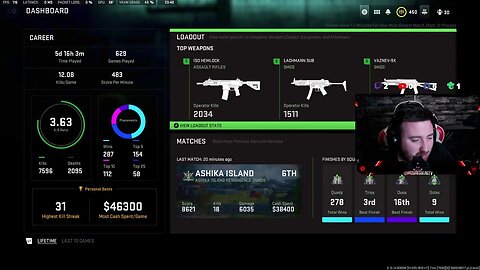 Warzone 2 Ashika Island 3kd+ player