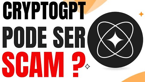 ENTENDA CRYPTOGPT DEV BR ALTO RISCO DE SER GOLPE