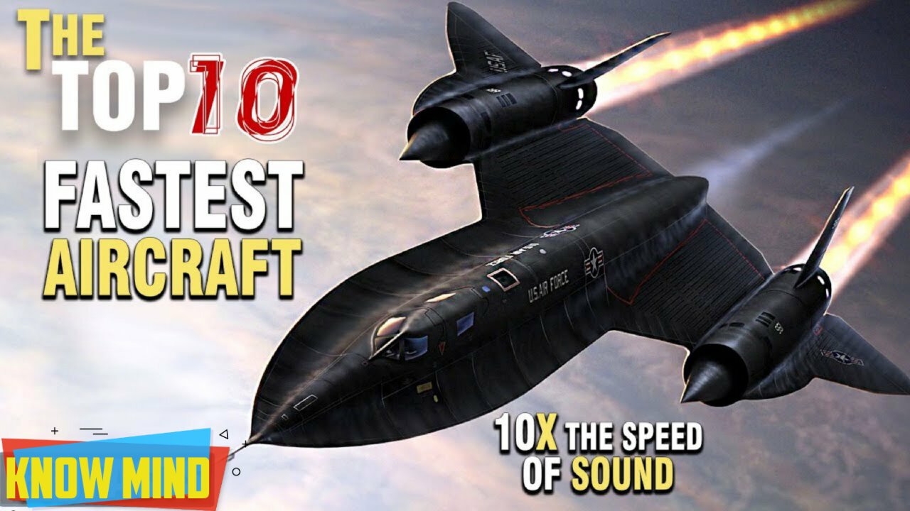 Top 10 Biggest and Fastest Airplanes ever 2021