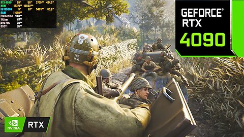 Call of Duty : WW2 RTX 4090 24GB ( 8K Maximum Settings )