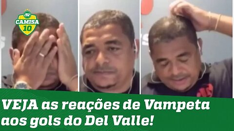 Quer um SUCO? OLHA como Vampeta reagiu aos gols de Corinthians 0 x 2 Del Valle!