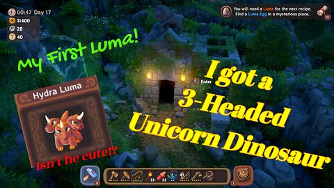 My First Luma and Puzzle Lair Luma island ep 4 Meet My 3-headed dinosaur unicorn luma