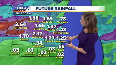 Storms make for a soggy Thursday morning commute