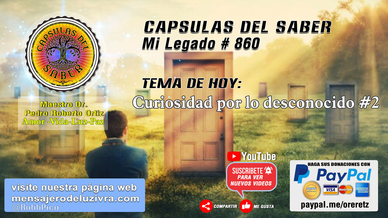 Tema de hoy: Curiosidad por lo desconocido #2. Mi Legado #860