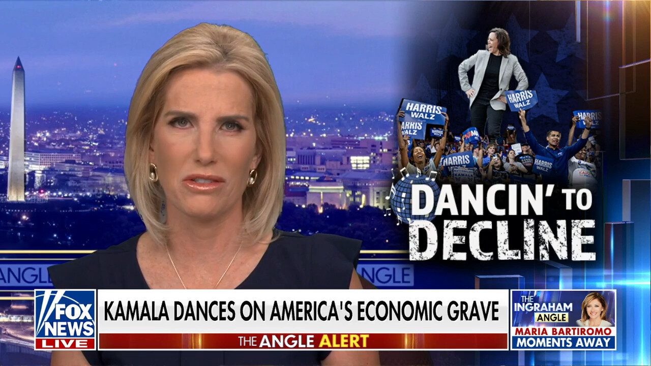 Laura Ingraham: The Biden-Harris 'Rotten Economy' Dragged Down American Finances