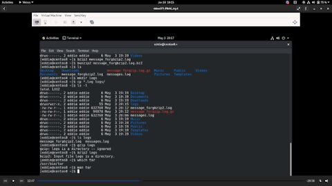 RHCSA v8 Practice Session: Archive, compress, unpack, and uncompress files