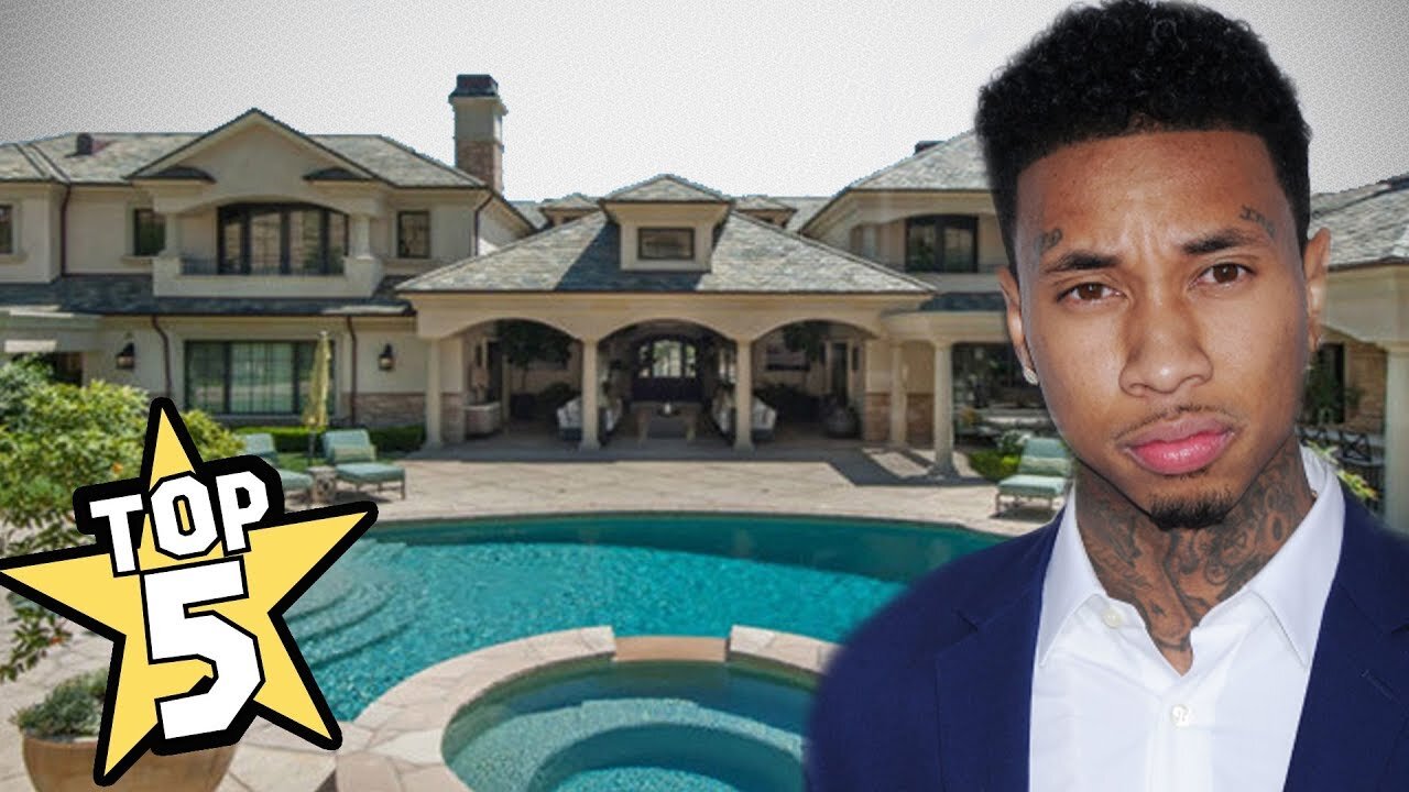 TOP 5 | RAPPER MANSIONS ( Tyga, Drake, Jay Z )