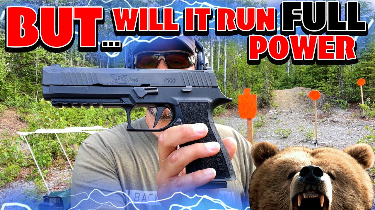 ⚡️ XTEN 10mm HARDCAST FULL POWER 🔌 LOAD TEST | Is NEW SIG Sauer REALLY Alaska Bear Defense Worthy? 🐻