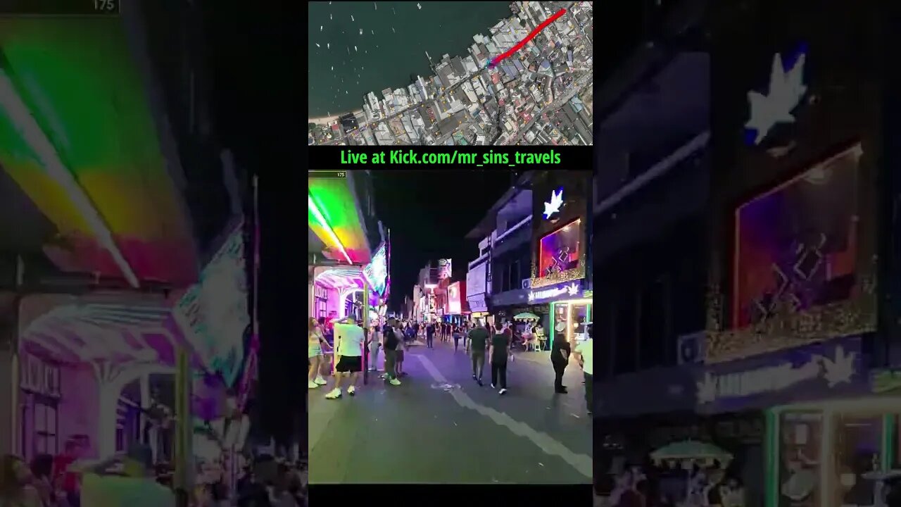 Walking Street in 25 Seconds #shorts #pattaya #thailand #travel #asia