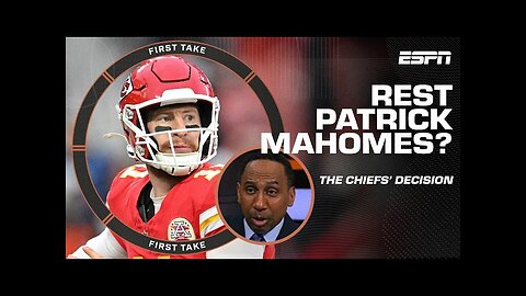 Let Carson Wentz earn his paycheck 🗣️ - Stephen A. tells Chiefs to rest Patrick Mahomes | First Take