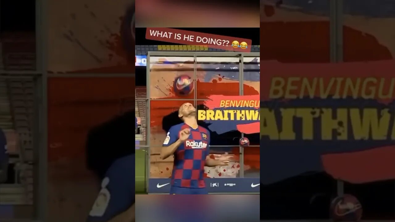 When showing off goes WRONG 🤯😂 #football #barcelona