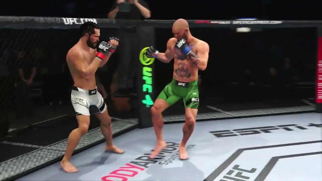 Conor McGregor vs Jorge Masvidal ufc 4 Cpu vs Cpu