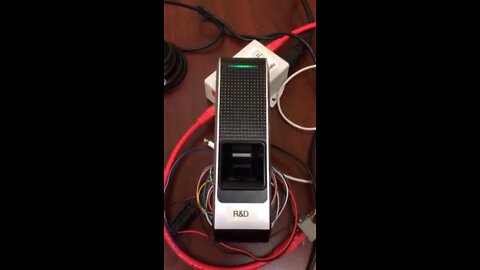 Two factor authentication for a door
