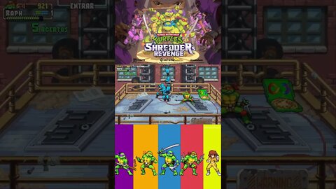 TARTARUGAS NINJAS SHORTS #39 - FASE 7