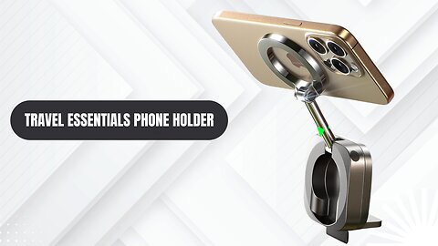 Airplane Travel Essentials Phone Holder