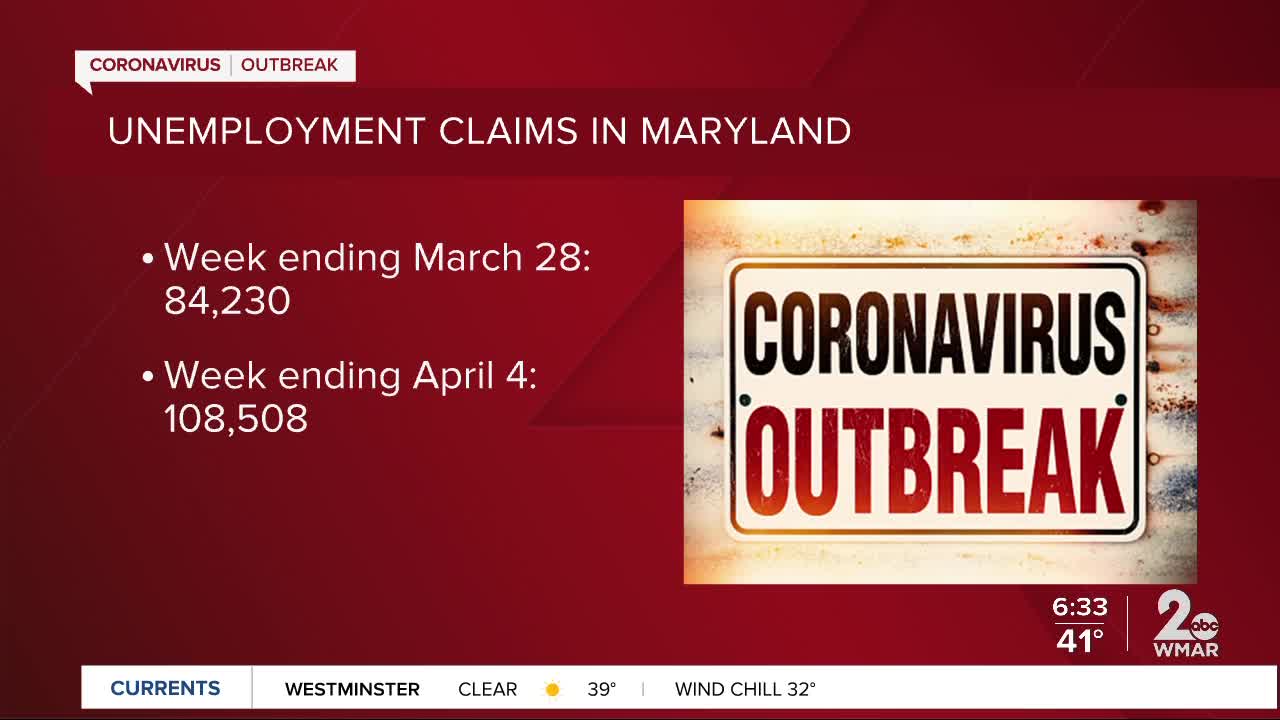 108,508 Maryland citizens filed for unemployment last week