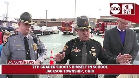 Officials provide update after Ohio 7th-grader shoots himself at school