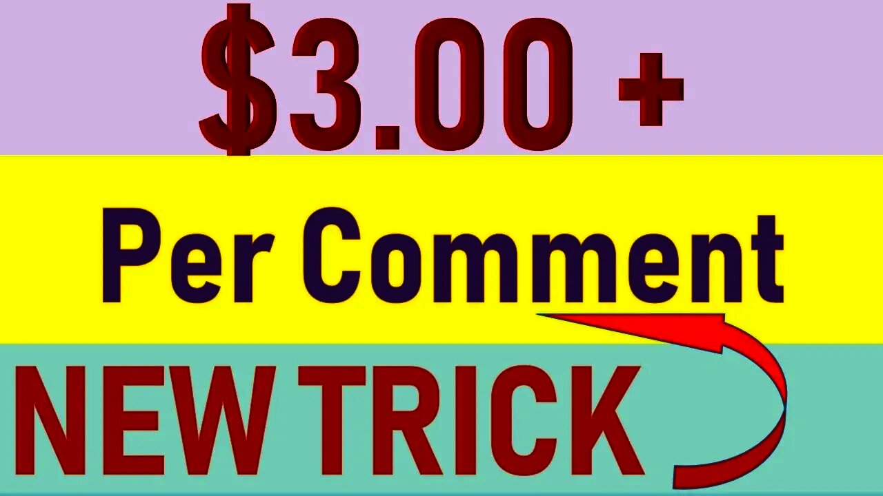 Make $3.00 per comment for free, Make money online, Work from home