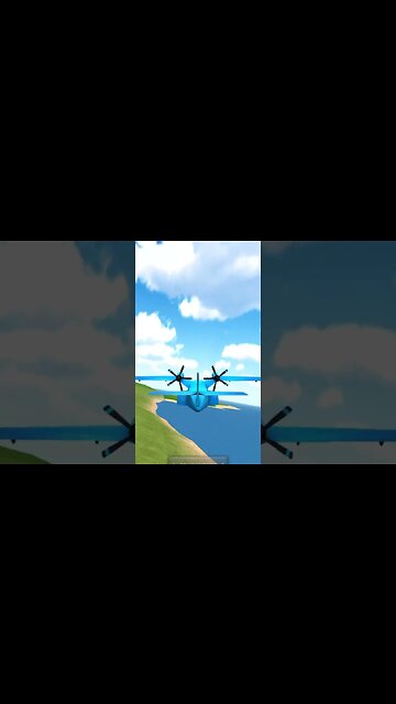 Flying over the Cities & Villages | Turboprop Flight Simulator #shorts