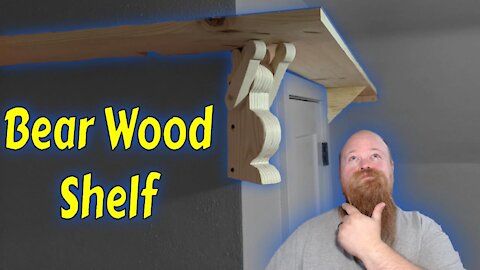 Simple Bedroom Shelf with My Grandpa's Bears | DIY