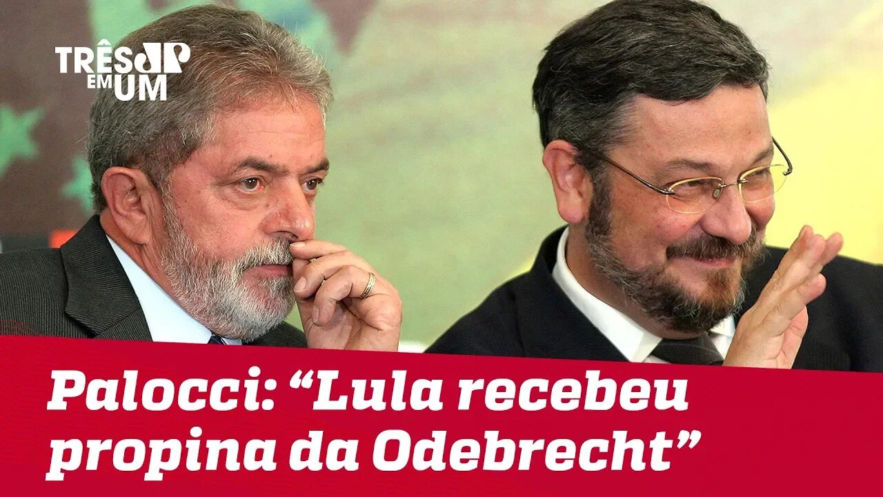 Palocci diz que Lula recebia propina da Odebrecht em caixas de uísque e de celular
