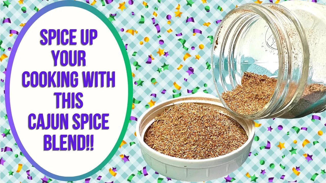 SPICE UP YOUR COOKING WITH THIS CAJUN STYLE SEASONING BLEND!!