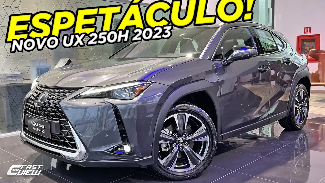 NOVO LEXUS UX 250H LUXURY 2023 CROSSOVER DE LUXO COM DESIGN INCRÍVEL, SEGURO E ECONÔMICO!