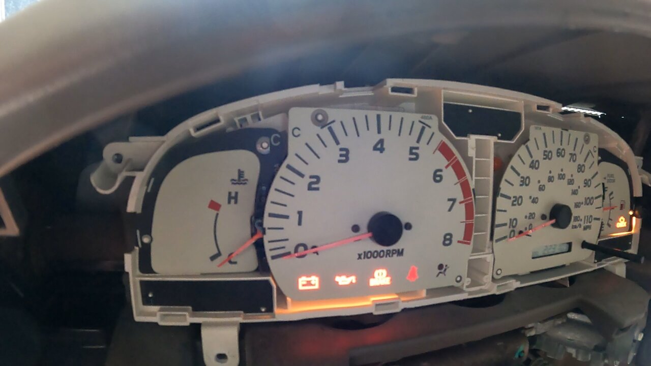 2003 Toyota Tacoma Gauge Setup