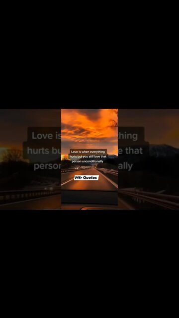 Love is everything #MfrQuotes