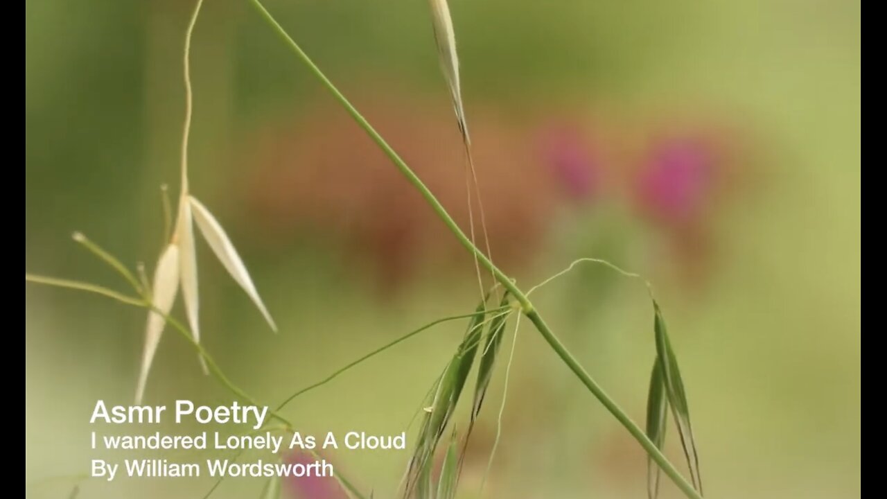 I Wandered Lonely As A Cloud by William Wordsworth