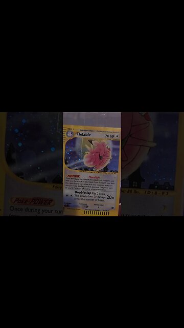 Pokemon Clefable 2002 holofoil and reverse holo