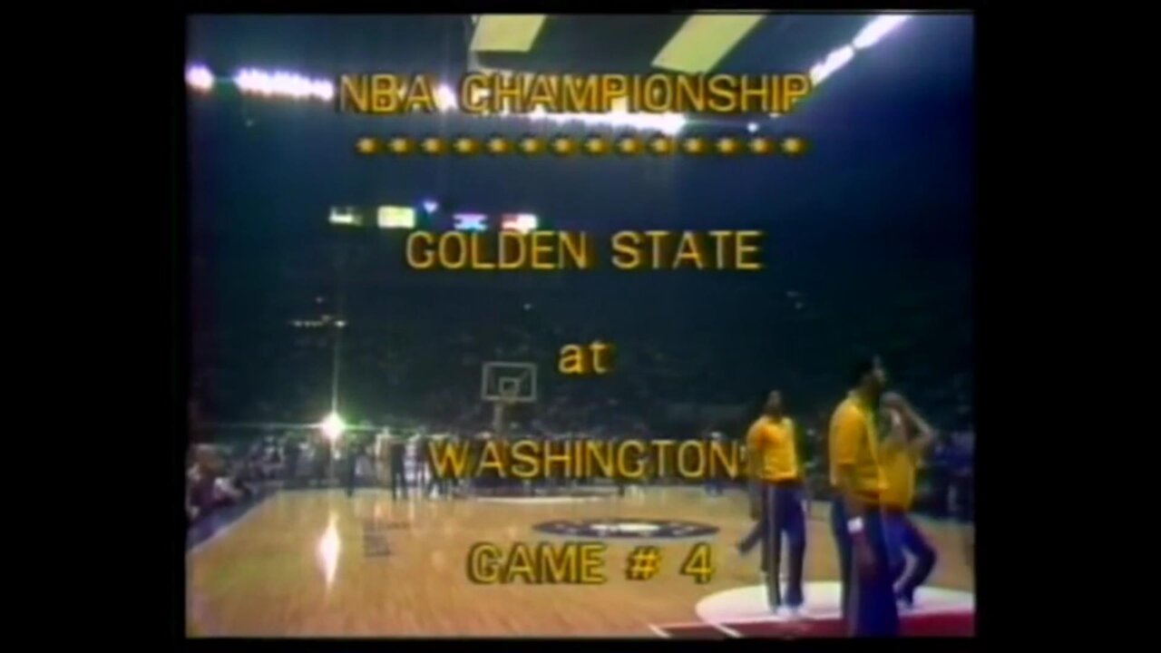 1975-05-25 NBA Championship Series Game 4 Golden State Warriors vs Washington Bullets